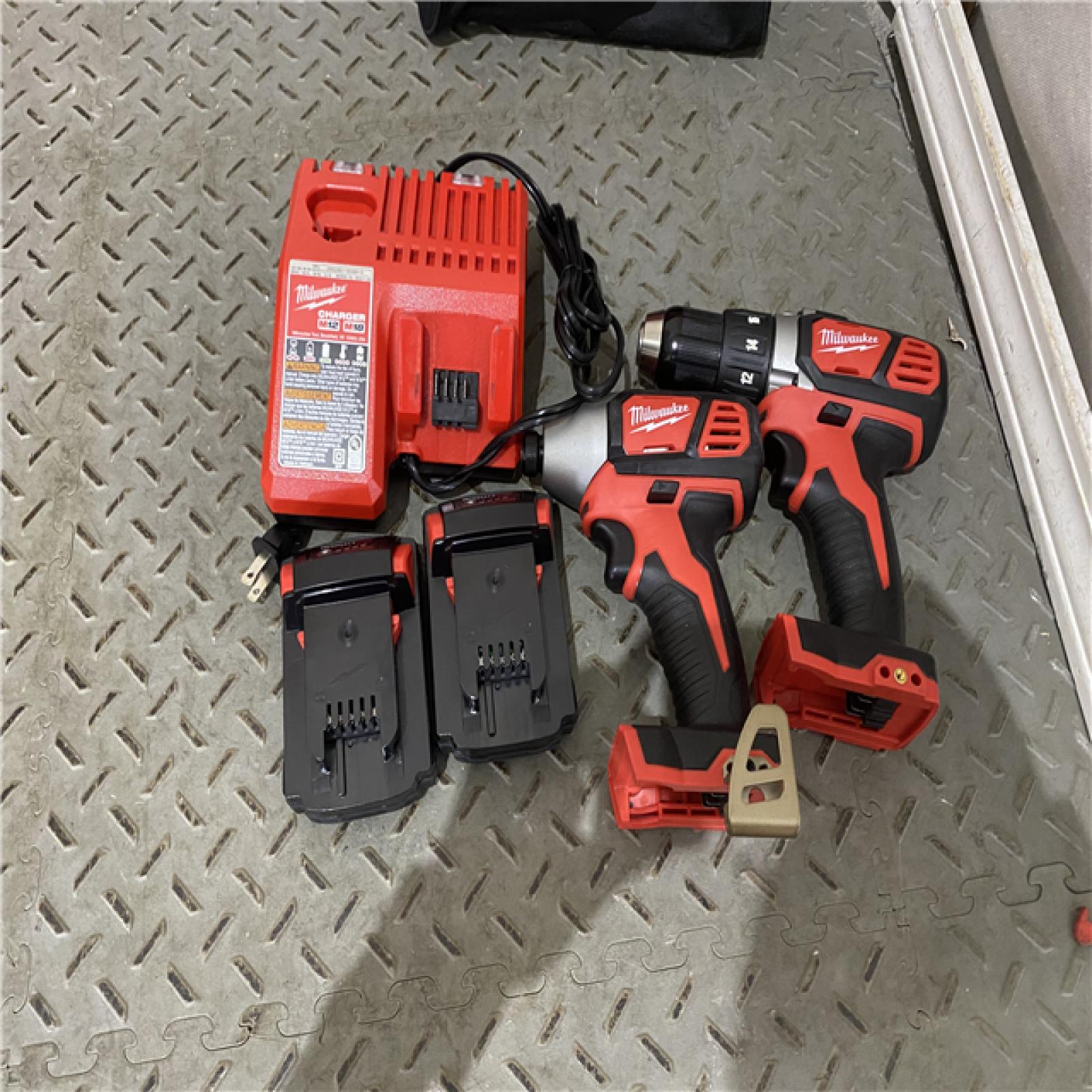 Houston location AS-IS Milwaukee Electric Tools 2691-22 MILWAUKEE M18 COMBO KITS LIKE NEW