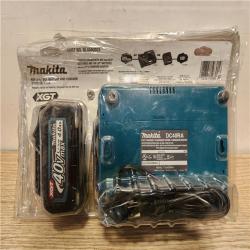 Phoenix Location NEW Makita 40V max XGT 4.0Ah Battery and Charger Starter Pack, BL4040, DC40RA (4.0Ah)