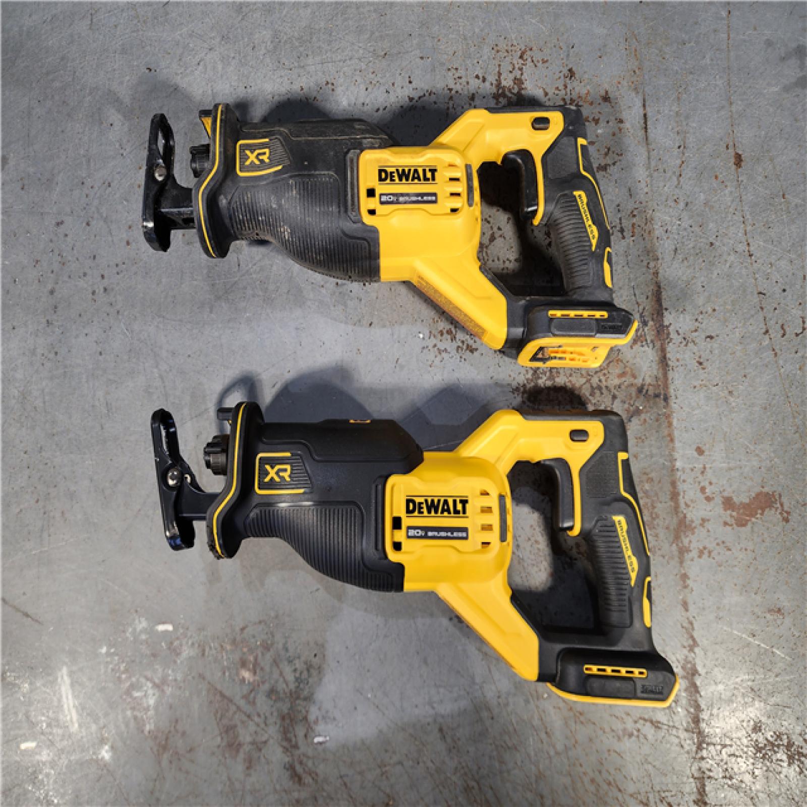 HOUSTON LOCATION - AS-IS (2) DEWALT 20V MAX XR Cordless Brushless Reciprocating Saw (Tool Only)