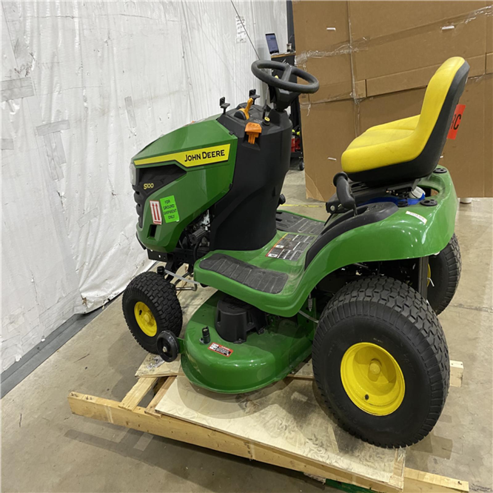 Houston Location - AS-IS John Deere  S100 Riding Mower