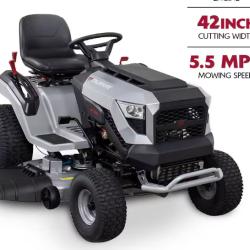 DALLAS LOCATION - Murray 42 in. 19.0 HP 540cc EX1900 Series Briggs and Stratton Engine Automatic Gas Riding Lawn Tractor Mower