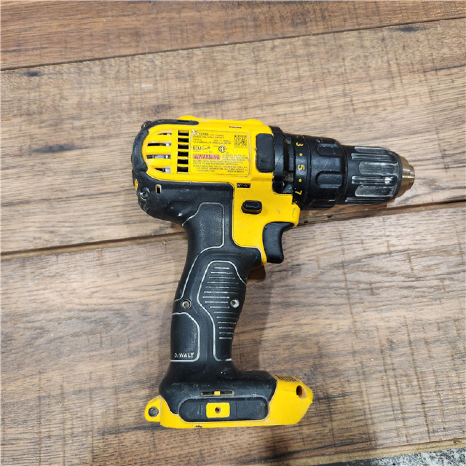 AS-IS DeWalt ATOMIC 20-Volt Lithium-Ion Cordless 1/2 in. Compact Hammer Drill with 3.0Ah Battery, Charger and Bag