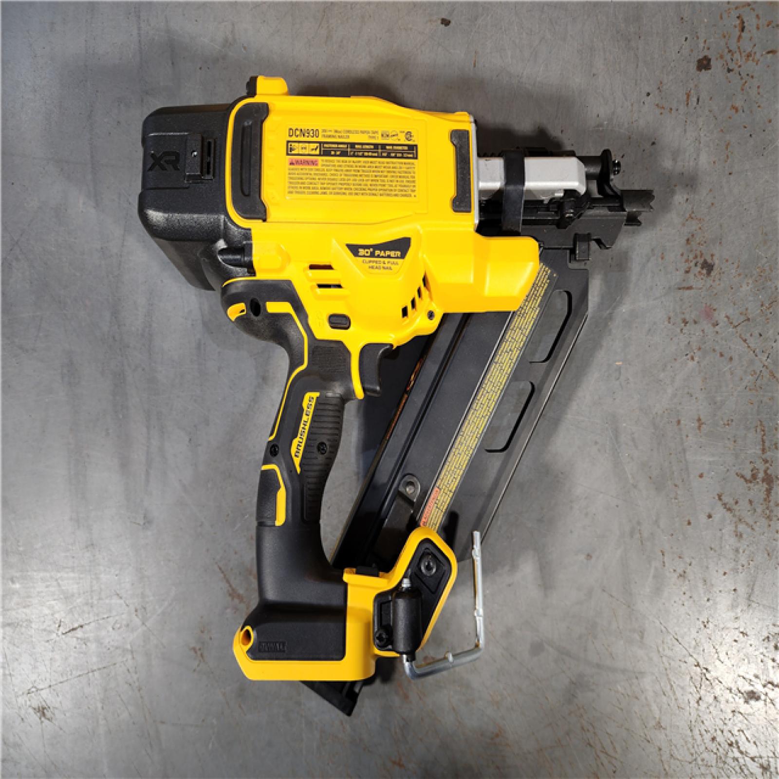 HOUSTON LOCATION - AS-IS DEWALT 20-Volt 30Â° Cordless Framing Nailer (Tool-Only)