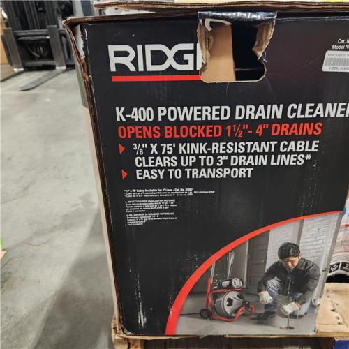 Dallas Location - As-Is RIDGID K-400 Drain Cleaning Snake Auger