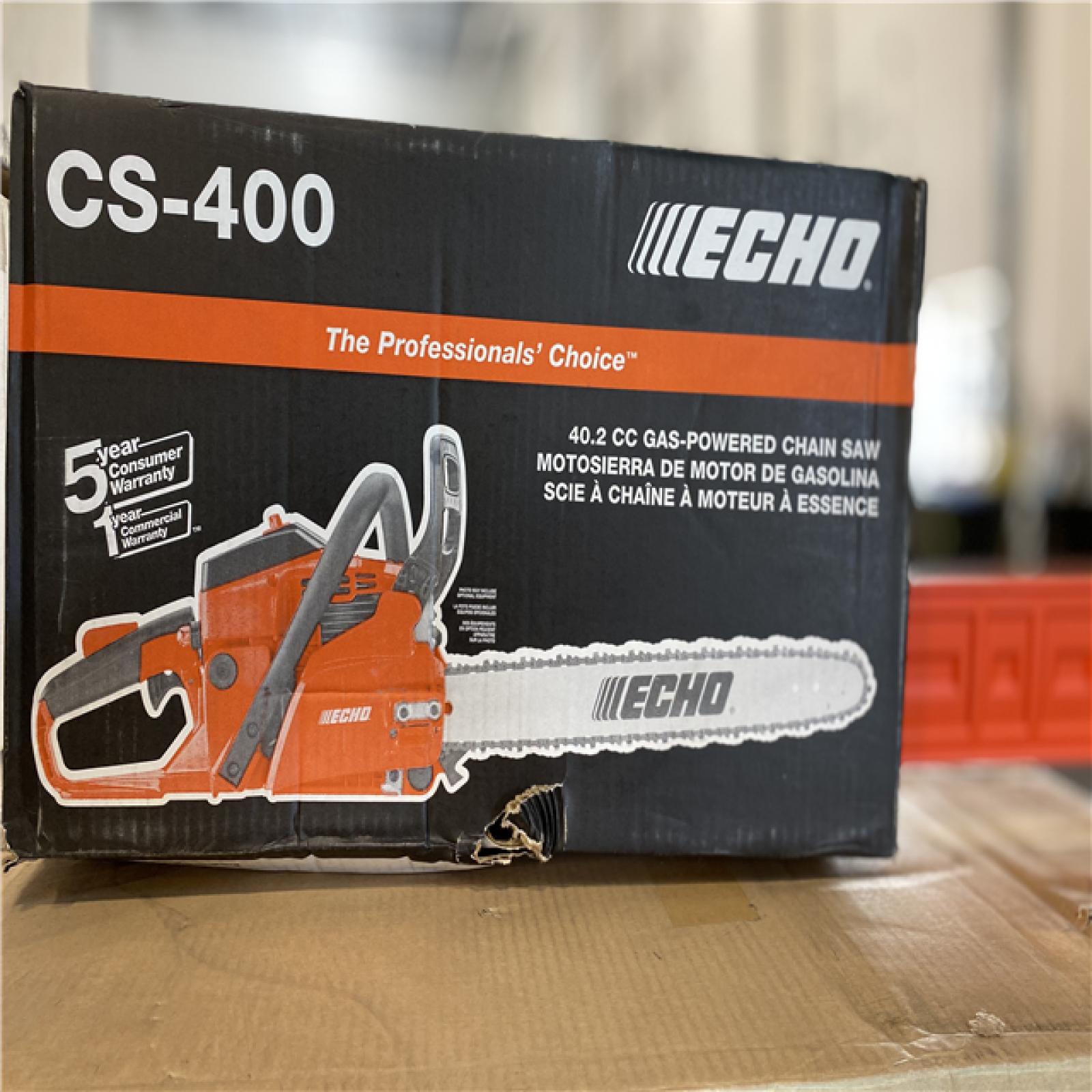 NEW! -  ECHO 18 in. 40.2 cc Gas 2-Stroke Rear Handle Chainsaw