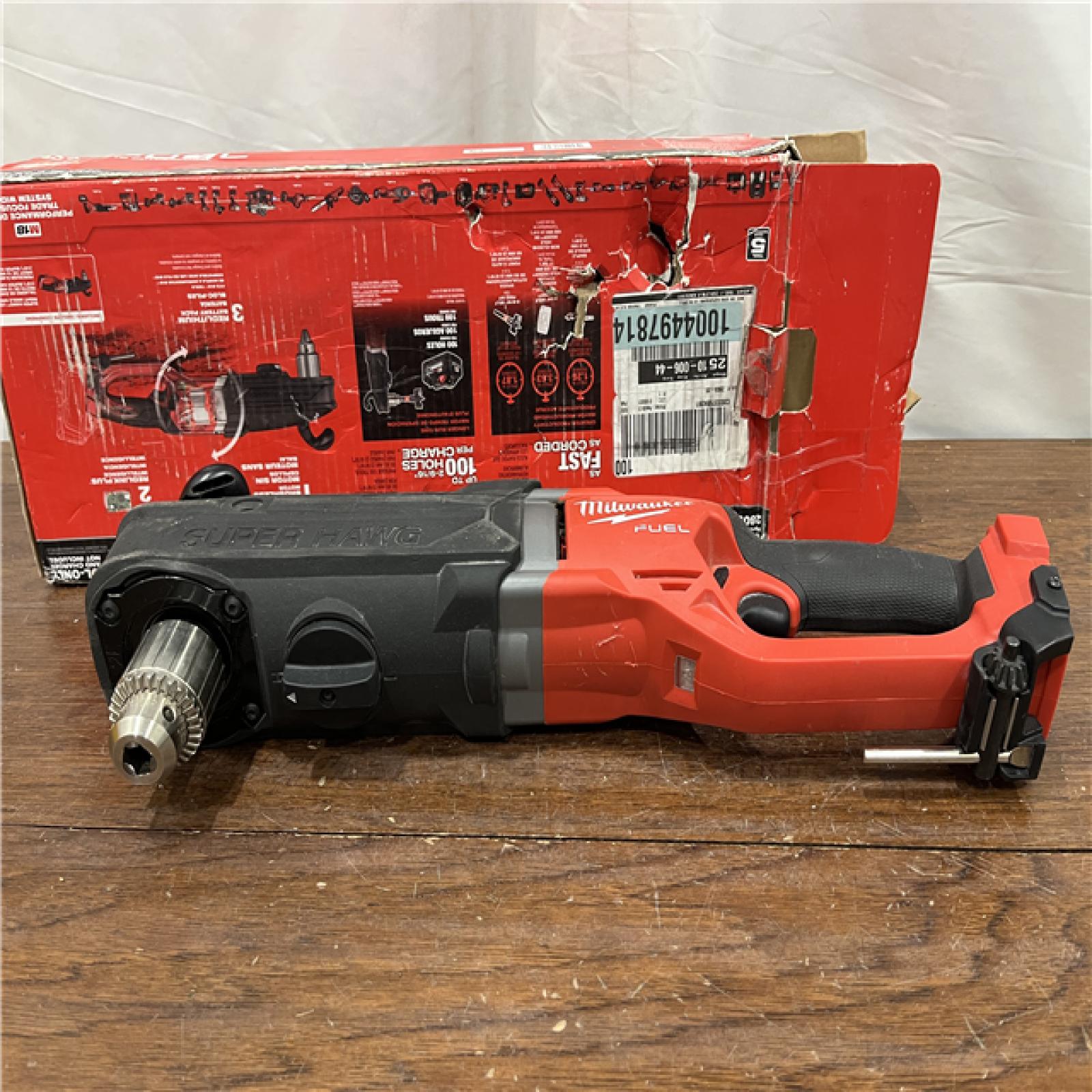 AS-ISMilwaukee M18 18V Fuel 1/2  Right Angle Drill Super Hawg Cordless Lithium-Ion 2809-20