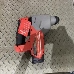 Houston location AS-IS Milwaukee 2915-20 M18 FUEL 18-Volt Lithium-Ion Brushless Cordless SDS-Plus 1-1/8 in. Rotary Hammer Drill (Tool-Only)