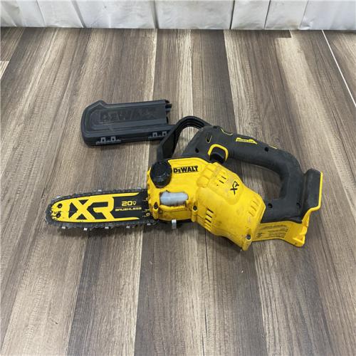 AS IS DEWALT 20V MAX 8 in. Brushless Cordless Battery Powered Pruning Chainsaw (Tool Only)