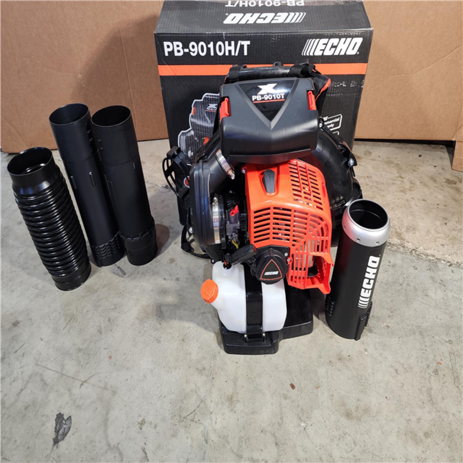 HOUSTON LOCATION - AS-IS (APPEARS LIKE NEW) Echo 220 MPH 1110 CFM 79.9 Cc Gas 2-Stroke X Series Backpack Blower with Tube-Mounted Throttle - PB-9010T