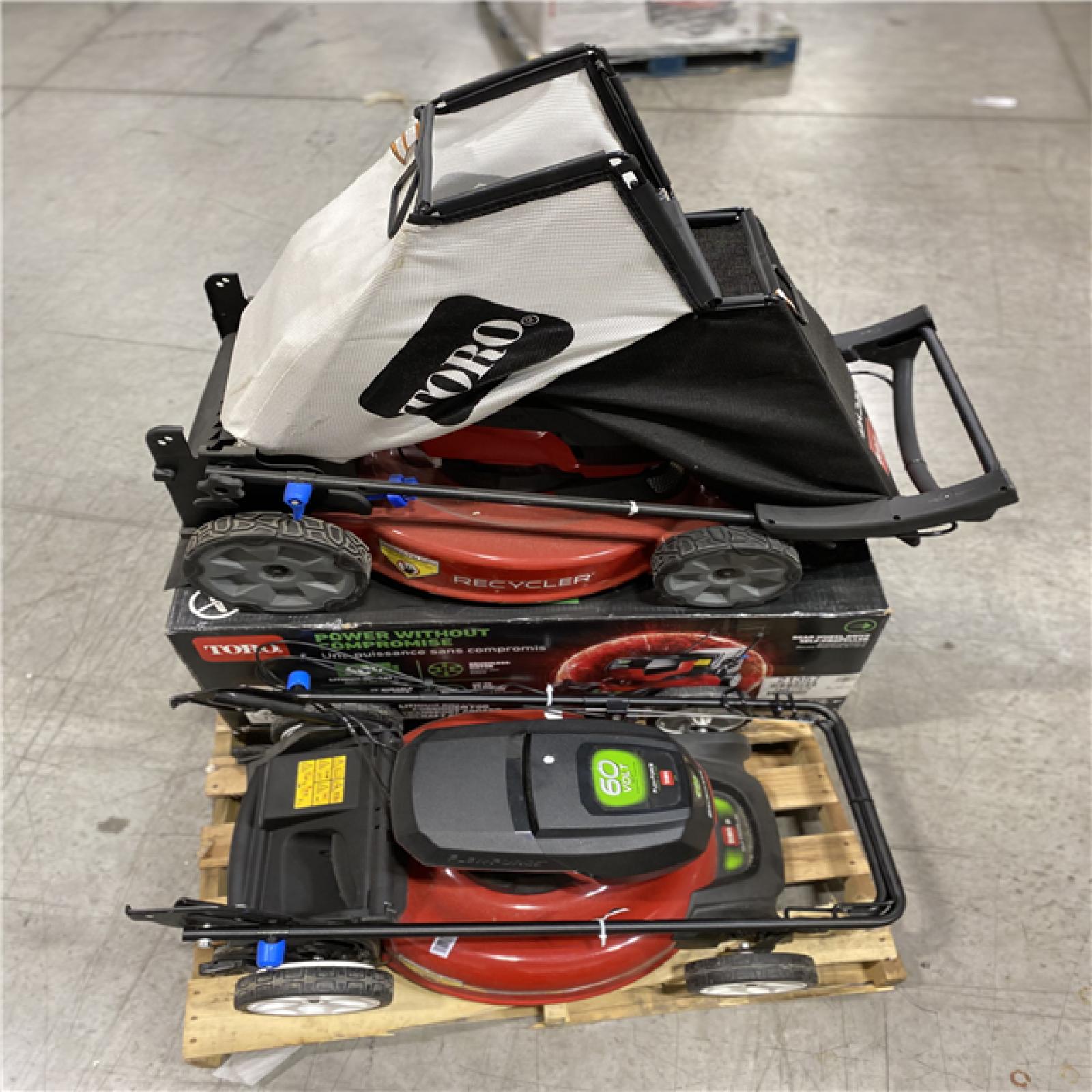 DALLAS LOCATION- AS-IS - TORO Lawn Mower PALLET - (3 UNITS)