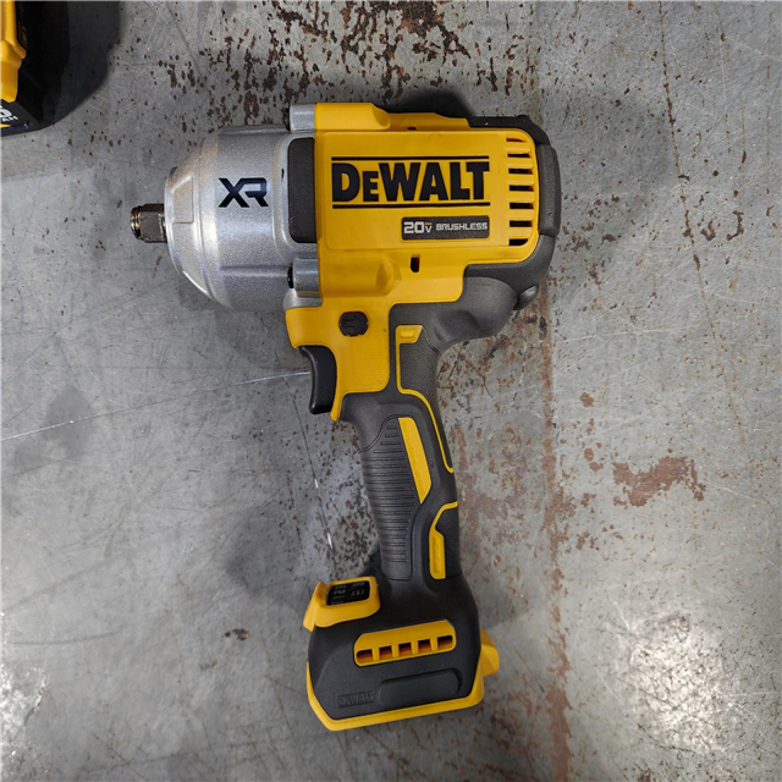 HOUSTON LOCATION - AS-IS (APPEARS LIKE NEW) DEWALT 20V MAX* XR 1/2  High Torque Impact Wrench with Hog Ring Anvil