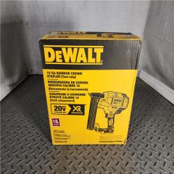 HOUSTON LOCATION - AS-IS DEWALT Cordless 18-Gauge Narrow Crown Stapler (Tool Only)