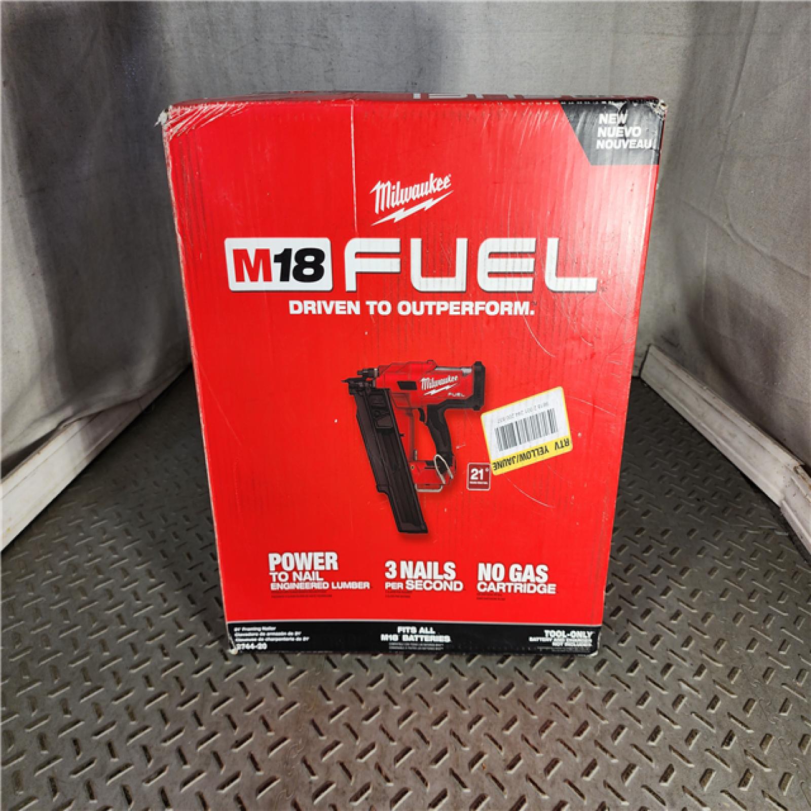 HOUSTON LOCATION - AS-IS (APPEARS LIKE NEW) Milwaukee 2744-20 M18 FUEL 21-Degree Cordless Framing Nailer (Tool Only)