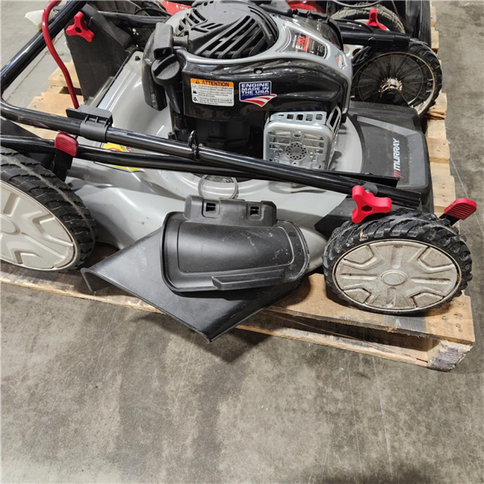 DALLAS LOCATION - AS-IS Murray 21 in. 140 cc Briggs and Stratton Walk Behind Gas Push Lawn Mower with Height Adjustment and Prime 'N Pull Start