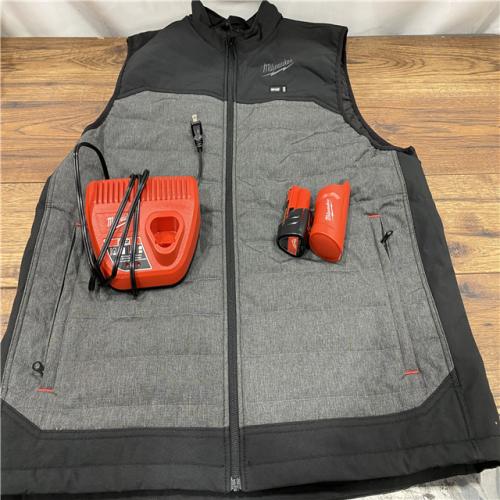 AS  IS Heated Vest,Polyester,Zipper,Men,XL