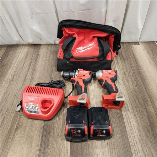 AS IS Milwaukee M18 Compact Brushless 2-Tool Combo Kit