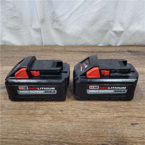 AS-IS M18 18-Volt Lithium-Ion High Output 6.0Ah Battery Pack (2-Pack)