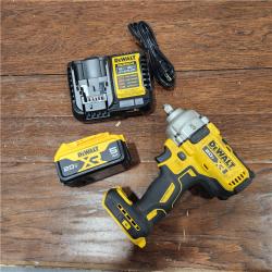 AS-IS DEWALT 20V MAX* XR 1/2  High Torque Impact Wrench with Hog Ring Anvil