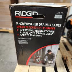 Dallas Location - As-Is RIDGID K-400 Drain Cleaning Snake Auger