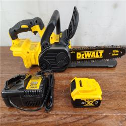 AS-IS DEWALT 20V MAX Brushless Cordless 12in. Chainsaw Kit