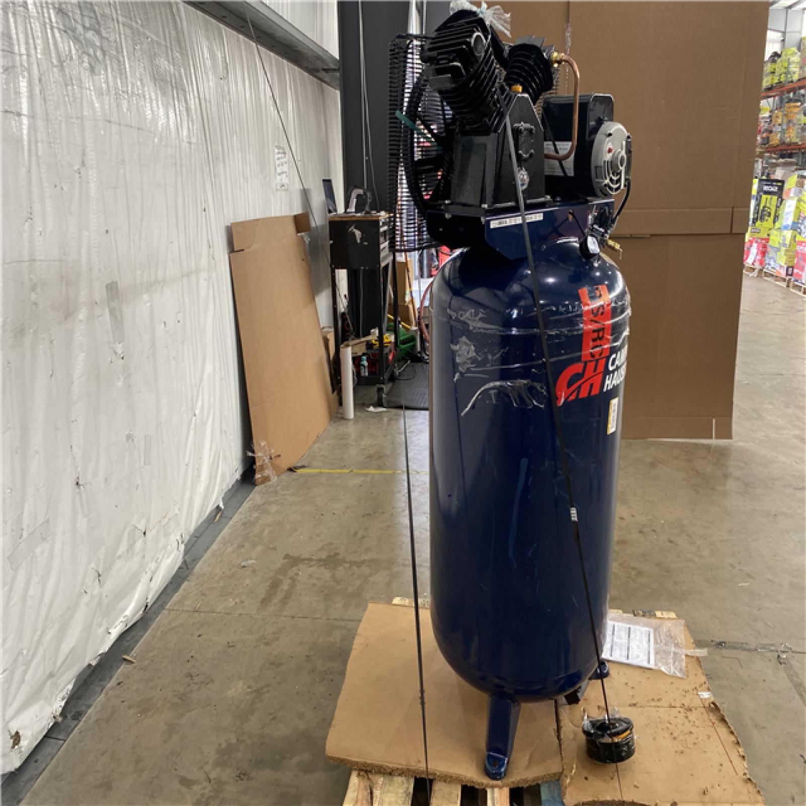 Houston Location - AS-IS Campbell Hausfeld 80 Gal. Air Compressor psi 175