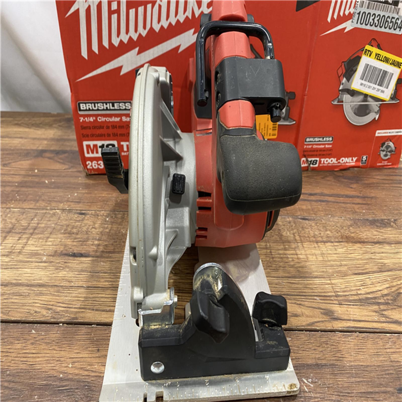 AS IS Milwaukee M18 7-1/4  18V Brushless Circular Saw 2631-20 (Bare Tool)