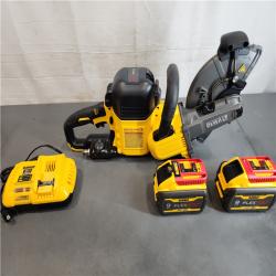 AS IS Dewalt DCS692X2 60V MAX Brushless Lithium Ion 9 in. Cordless