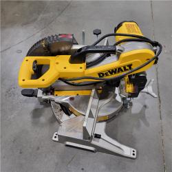 AS-IS DeWalt 15 Amp Corded 12 in. Compound Double Bevel Miter Saw