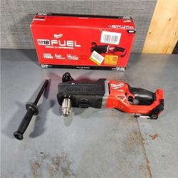 HOUSTON LOCATION - AS-IS Milwaukee M18 18V Fuel 1/2  Right Angle Drill Super Hawg Cordless Lithium-Ion 2809-20