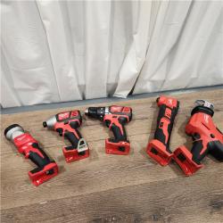 AS-IS M18 18V Lithium-Ion Cordless Combo Kit (5-Tool) with (2) Batteries, Charger and Tool Bag