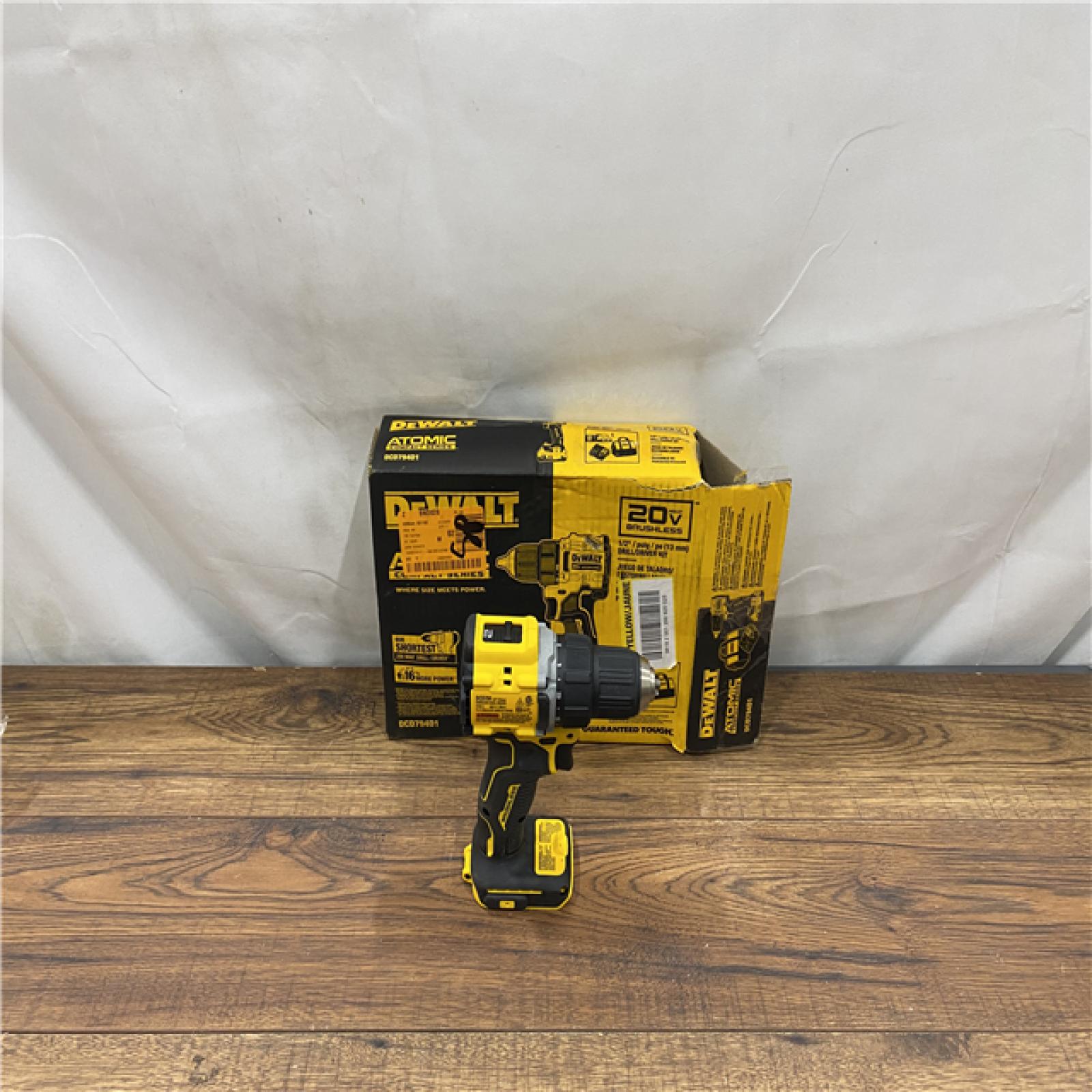 AS IS DeWalt ATOMIC COMPACT SERIESâ„¢ 20V MAX* Brushless Cordless 1/2 in. Drill/Driver