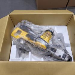 AS-IS DEWALT 15 Amp Corded 12 in. Double Bevel Sliding Compound Miter Saw, Blade Wrench and Material Clamp