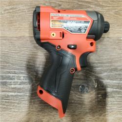 AS-IS Milwaukee M12 FUEL 12-Volt Lithium-Ion Brushless Cordless 1/4 in. Hex Impact Driver Compact Kit