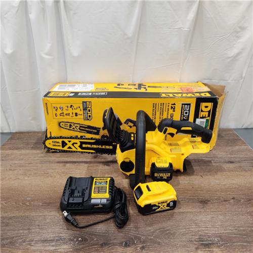 AS-IS Dewalt 7605686 12 in. 20V Battery Powered Chainsaw