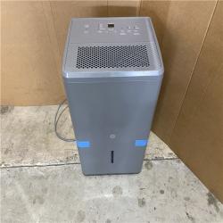 Houston Location AS-IS 50-Pint Dehumidifier with Built-in Pump for Basement, Garage or Wet Rooms up to 4500 Sq. Ft. in Grey, ENERGY STAR