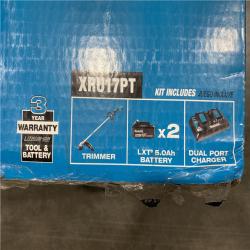 DALLAS LOCATION - Makita LXT 18V X2 (36V) Lithium-Ion Brushless Cordless String Trimmer Kit (5.0 Ah)