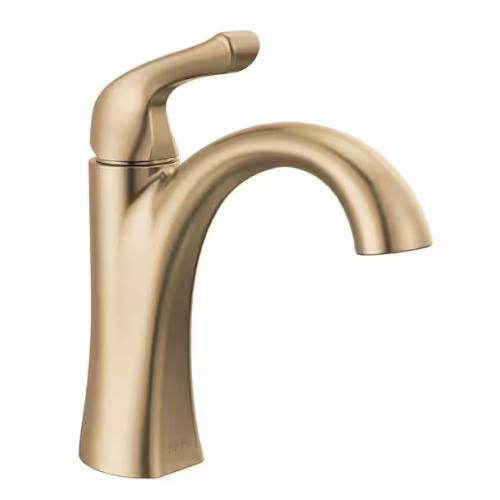 NEW! - Delta Arvo Single Hole Single-Handle Bathroom Faucet in Champagne Bronze