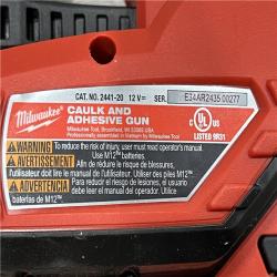 AS-IS Milwaukee 2441-20 M12 12V Cordless 10oz Caulk and  (Tool Only)