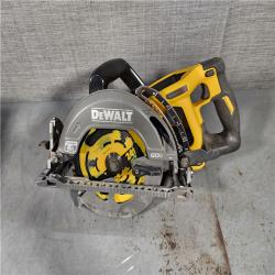 HOUSTON LOCATION - AS-IS DEWALT FLEXVOLT 60V MAX Cordless Brushless 7-1/4 in. Wormdrive Style Circular Saw (Tool Only)