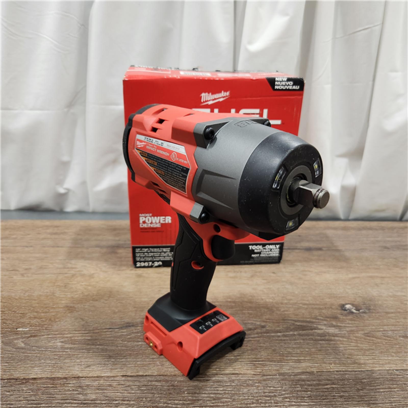 AS-IS Milwaukee M18 FUEL 18V Lithium-Ion Brushless Cordless 1/2 in. Impact Wrench with Friction Ring (Tool-Only)