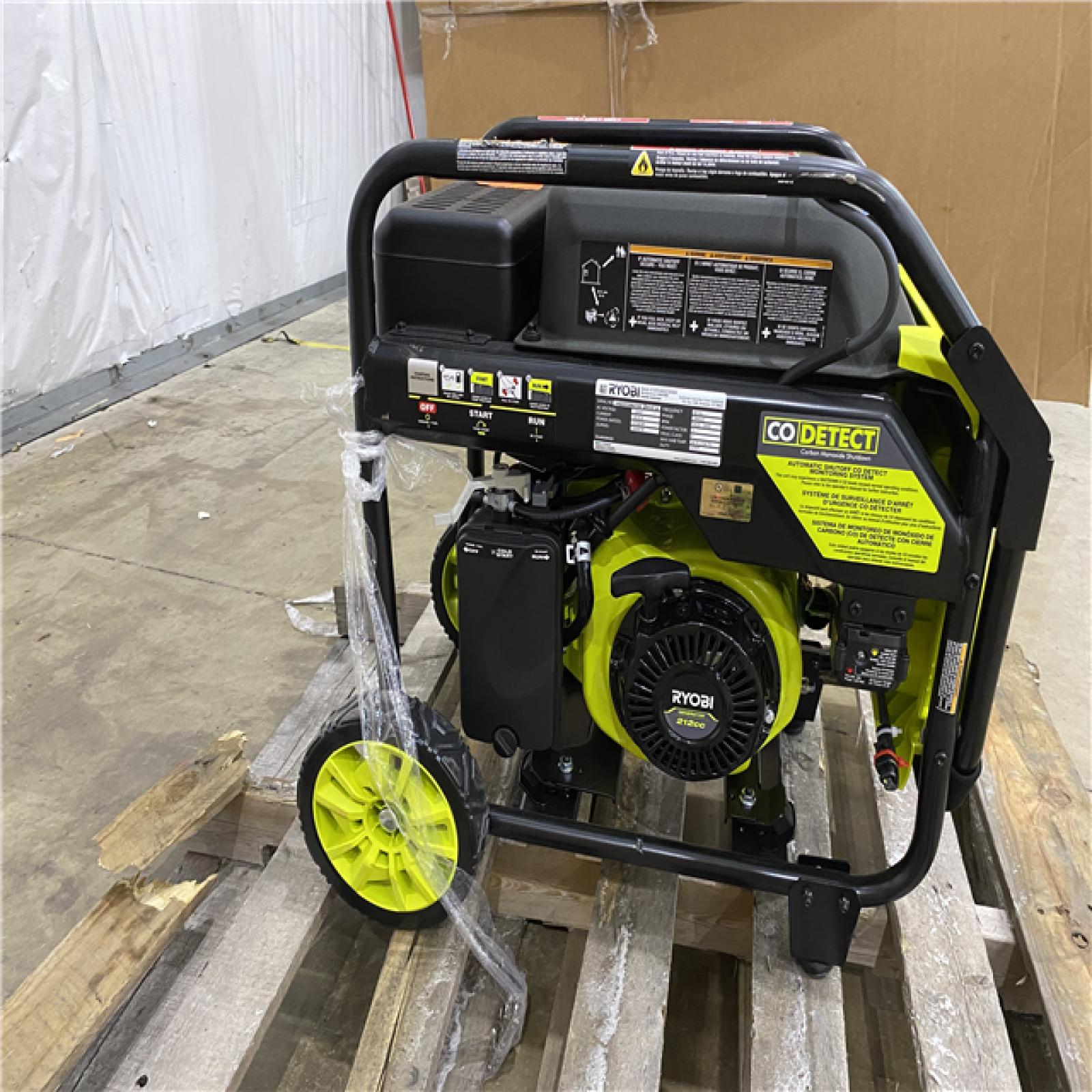 Houston Location - AS-IS Ryobi 3400-Watt Gasoline Powered Portable Generator