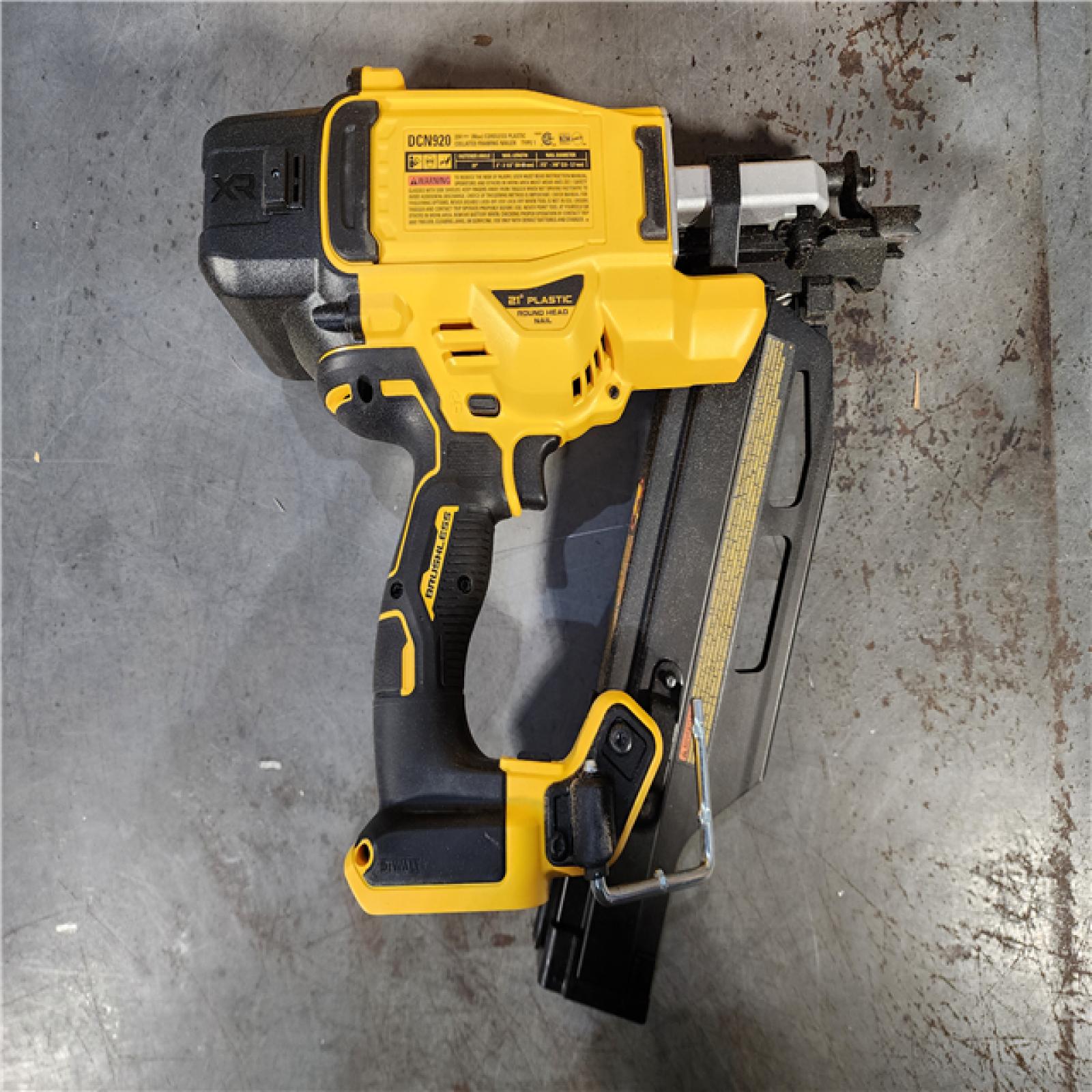 HOUSTON LOCATION - AS-IS DEWALT 20-Volt 21Â° Cordless Framing Nailer (Tool-Only)