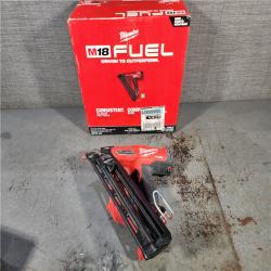 HOUSTON LOCATION - AS-IS Milwaukee 2839-20 M18 FUEL 15 Ga. 18 Volt Brushless Angled Finish Nailer (TOOL ONLY)