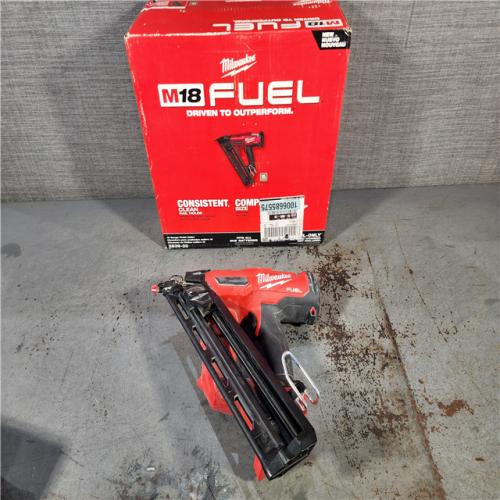 HOUSTON LOCATION - AS-IS Milwaukee 2839-20 M18 FUEL 15 Ga. 18 Volt Brushless Angled Finish Nailer (TOOL ONLY)