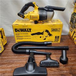 AS-IS DEWALT 20V Lithium-Ion Cordless Dry Hand Vacuum kit  (Tool Only)