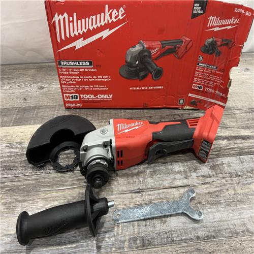 AS-IS Milwaukee 2686-20 18V Cordless 4.5 /5  Grinder W/ Paddle Switch (Tool Only)