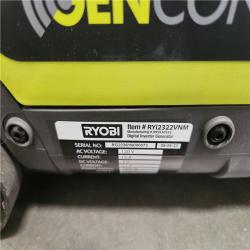 California AS-IS Ryobi 2 300-Watt Recoil Start Bluetooth Super Quiet Gasoline Powered Digital Inverter Generator with CO Shutdown Sensor