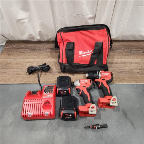 AS IS Milwaukee M18 Compact Brushless 2-Tool Combo Kit