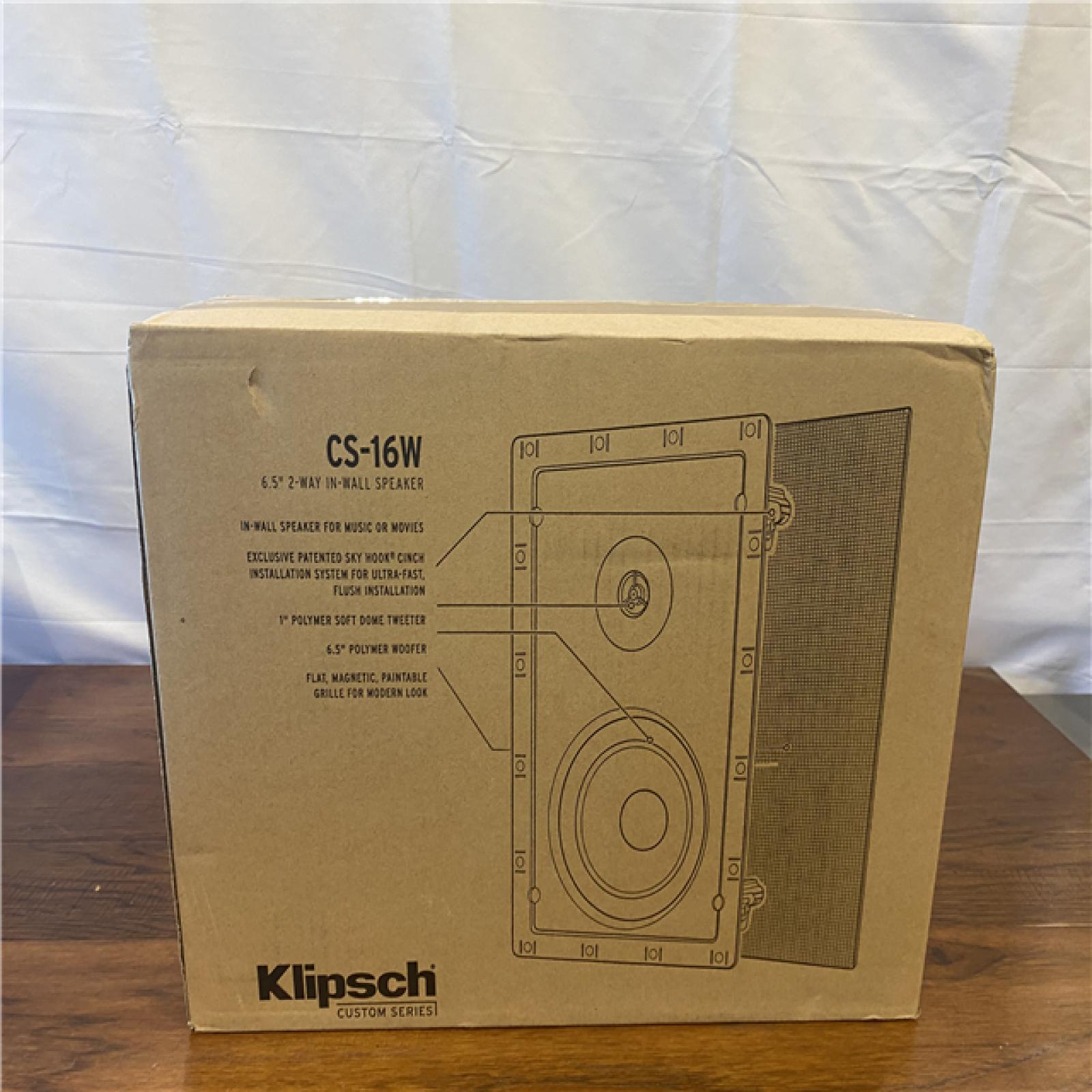 NEW! Klipsch CS-16W In Wall Speaker