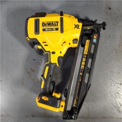 HOUSTON LOCATION - AS-IS (APPEARS LIKE NEW) DeWalt DCN660D1 20V 16 Gauge Cordless Angled Finish Nailer Kit W/ 2Ah Battery